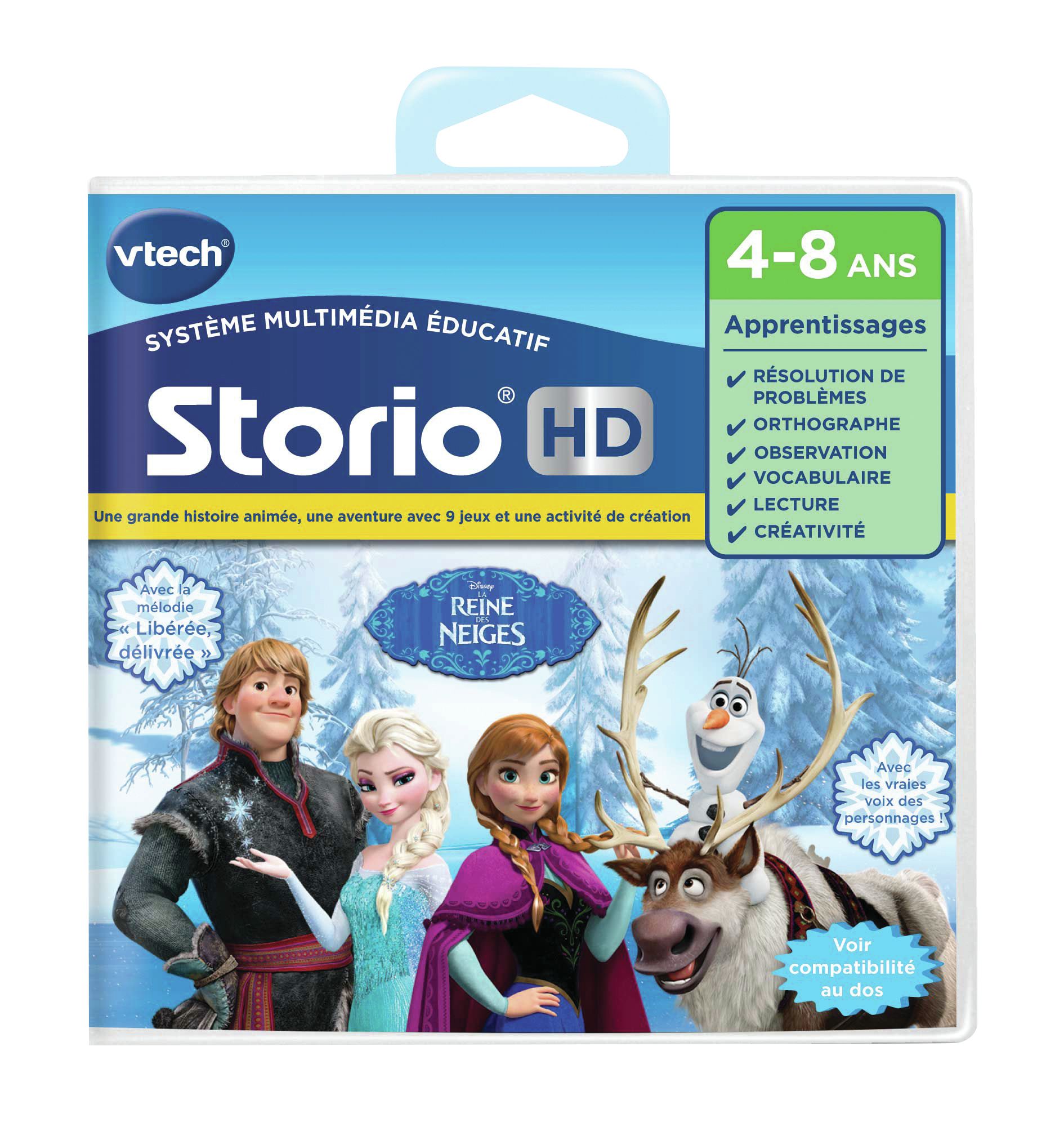 VTech Storio HD La reine des neiges - 4-8 jaar - FR