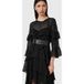 AllSaints Ceinture Ananta cloutée Noir/laiton chaud Taille : XS