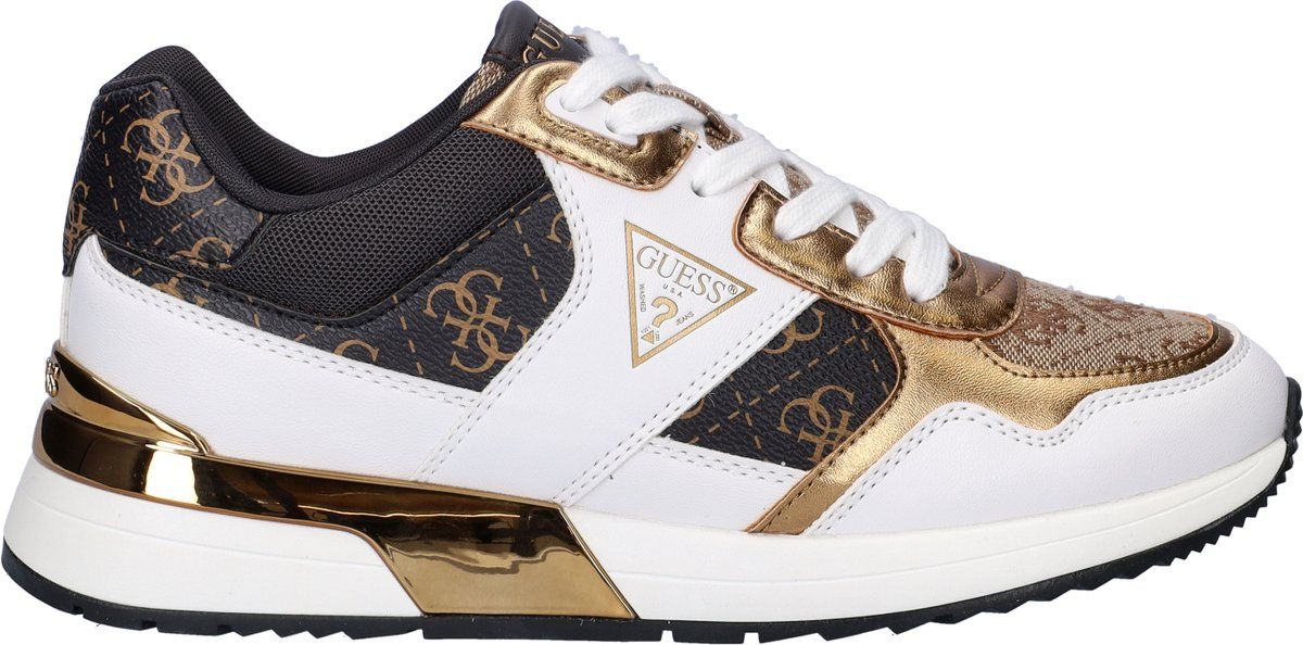 Guess Mickay dames sneaker - Beige multi - Maat 38