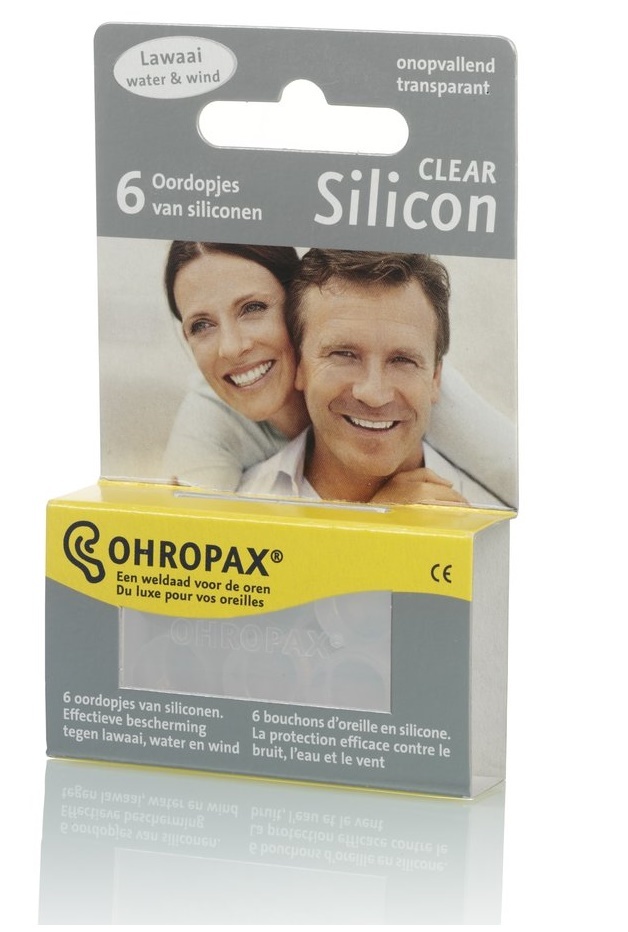 Ohropax Silicon Clear Oordopjes