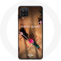 Maniacase Hoesje voor Samsung Galaxy A12 Inktvis spel Logo soldaat