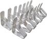 Unyqoos® set van 14 witte tafelklemmers, waterdicht, kunststof, 4,5 cm – Tafelklemmers voor binnen en buiten