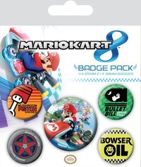 Pyramid International Mario Kart 8 Drift Badge Pack