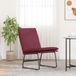 Maison Exclusive Lounge fauteuil, vin rouge, 52x75x76 cm, rembourré