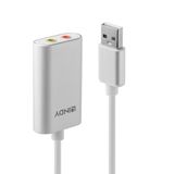 LINDY 42926 Audio Converter - USB Type-A - White, Silver
