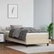 vidaXL Boxspring met matras kunstleer crèmekleurig 90x190 cm