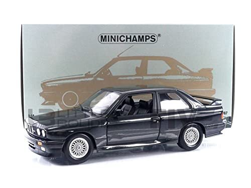 MINICHAMPS 180020306 - B-M-W M3 (E30) Black Metallic 1987 - schaal 1/18 - verzamelstuk miniatuur