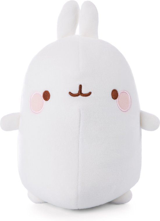 NICI Molang Knuffel Konijn - 12cm - Wit - Pluche