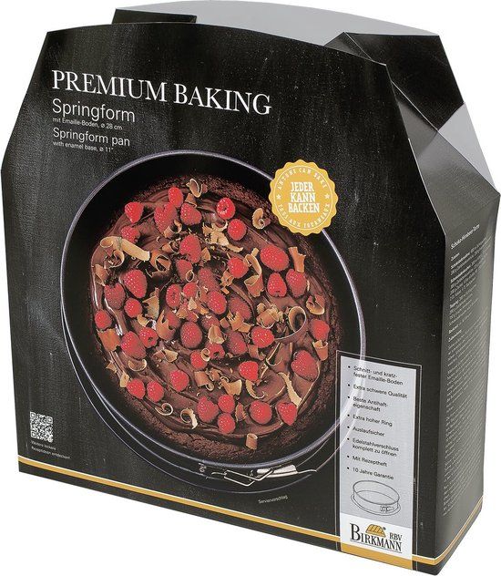 Birkmann Springvorm Premium Baking - Geëmailleerde bodem - PFOA-vrij - ø 28 cm