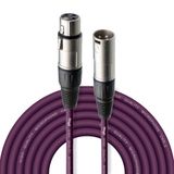 Stagg SMC6 CPP 6 m XLR naar XLR microfoonkabel - paars