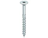 HECO TOPIX-Plus Vis à aggloméré 6x260mm Zingué Filetage partiel Torx Tête plate (100 pièces)