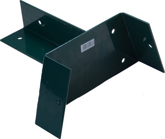 Hermic Panda Hermic Hoekverbinding voor vierkante palen 80x80 mm t/m 90x90 mm Groen