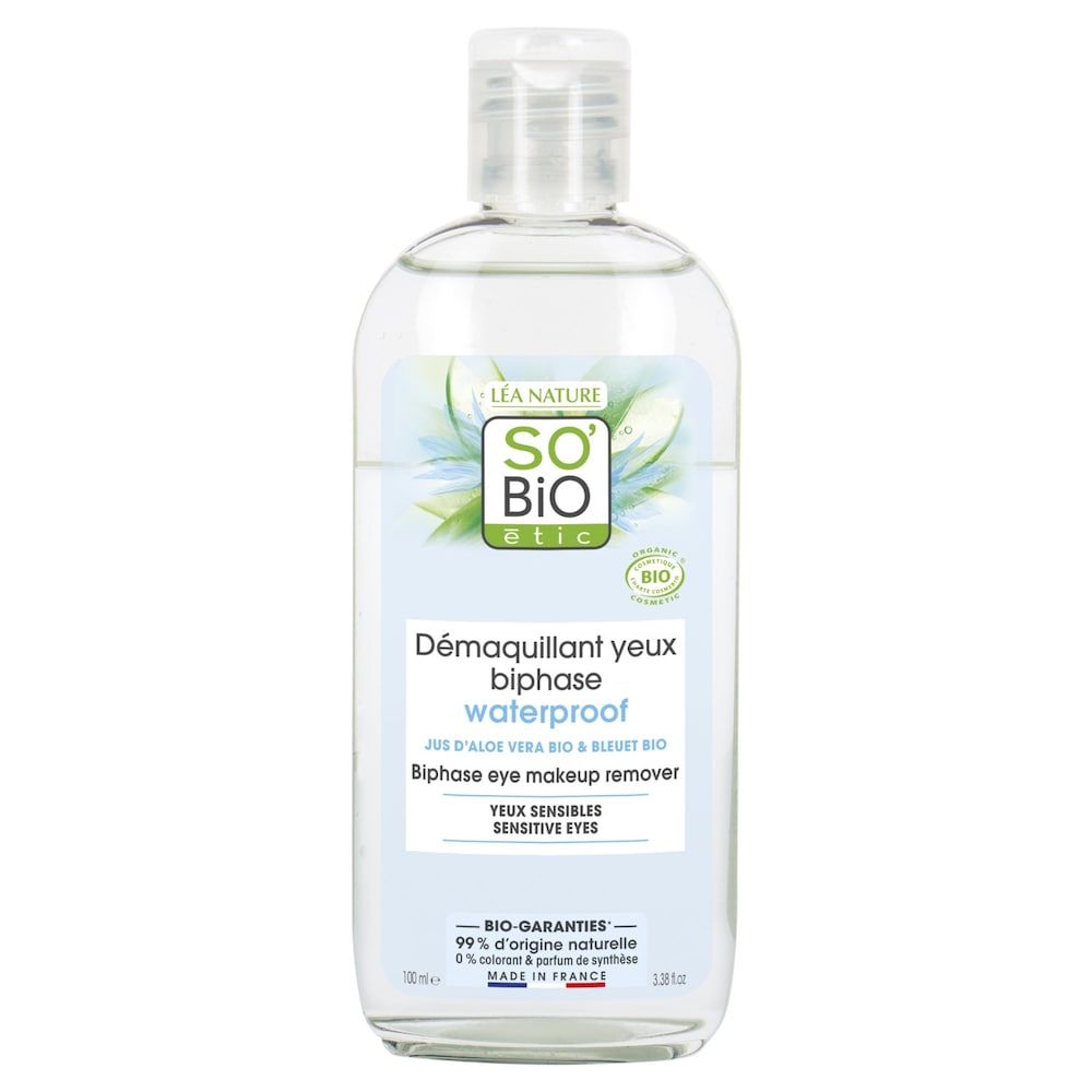 SO'BiO étic Waterproof Eye Make up Remover 100 ml