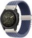 By Qubix - Braided Nylon Watch Strap - 26mm Quickfit - Blue-Grey