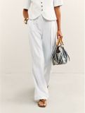 Next - Dames - Broek met wijde pijpen - Tall - Wit