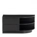 Drawer WOOOD Finca Tv Meubel Rond Rechts - Zwart