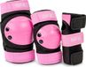 SFR Essentials Triple Pad Set Junior - Rose/Noir - Taille S