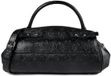 GUESS Diana Top Handle Flap Black Logo Schoudertas Imitatieleer Zwart