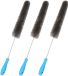 Merkloos Talen Tools Radiatorborstel - 3x - flexibel - extra lang - 90 cm - Zwart