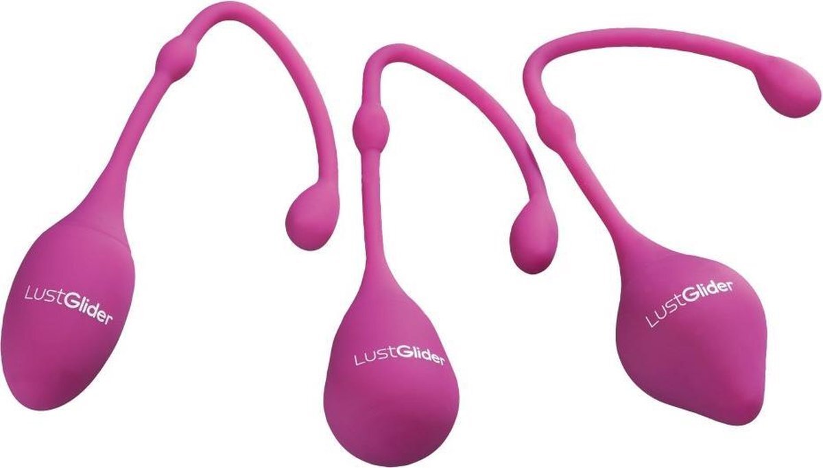 Lustglider Vaginale balletjes Kegel Ball Set Paars