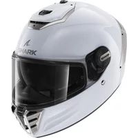 SHARK SPARTAN RS BLANK Motorhelm Integraalhelm Wit Zilver Glans - Maat XL