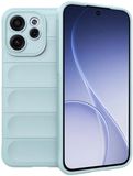 Techsuit Magic Shield Silicone Back Cover for Oppo Reno15 F/FS - Blue
