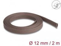Delock Gaine tressée résistant aux rongeurs extensible 2 m x 12 mm marron