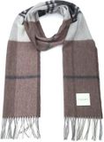 Profuomo Lamswollen Sjaal - Bruin