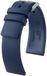 HIRSCH PURE L BLUE UNI -22mm Bracelet de montre Cuir Bleu Unisexe Adultes Boucle