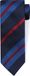 Suitable Stropdas Zijde Triple Stripe Donkerblauw (navy) - Streep - Heren das - Breedte: 7 cm -