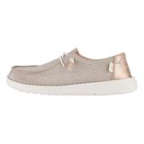 HEYDUDE Wendy Metallic Sparkle Instappers roze - Dames - Maat 41