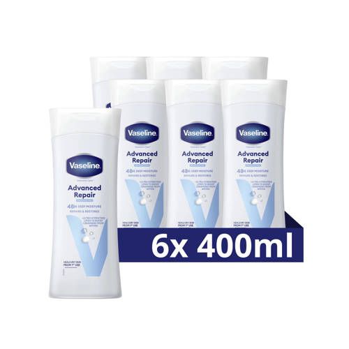 Vaseline Intensive Care Advanced Repair Bodylotion - 6 x 400 ml - Voordeelverpakking