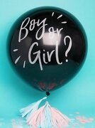 Ginger ray Gender Reveal Ballon confetti Boy or Girl?