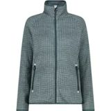 CMP Geprinte technische fleece voor vrouwen jade-trek green 2XL