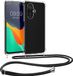 kwmobile telefoonhoesje geschikt voor OnePlus Nord CE 3 Lite 5G / Nord N30 5G - Hoesje met telefoonkoord - Back cover in transparant / zwart