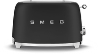 Smeg TSF01BLMEU Broodrooster - 2-snede - 950W - Zwart/RVS