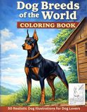 Dog Breeds of the World Coloring Book