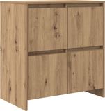 vidaXL Dressoir Artisan Eikenhout 70 x 41 x 75 cm