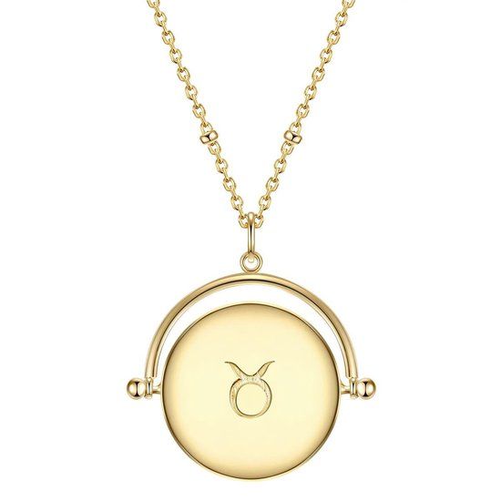 Glanzstücke München Zilveren ketting Stier Sterrenbeeld Sterling zilver Zirkonia 50 cm