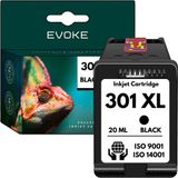 Evoke Printercartridge HP 301 zwart XL | 20 ml | 1200 pagina's