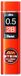 Pentel Ain steen fijne vulling, lijndikte 0,5 mm, hardheid 2H, 40 stiften per doos 2B