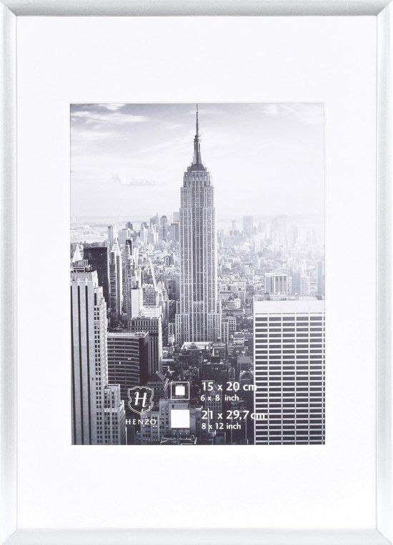 Henzo Manhattan Fotolijst - 21x30 cm - Zilver - Aluminium