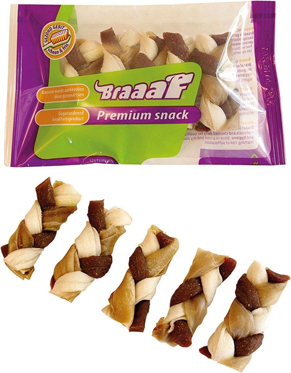 Braaaf twister vlecht 6 cm - 5 ST