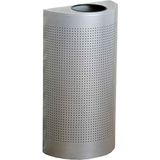 Rubbermaid Commercial Products FGSH12EPLSM, half rond silhouet met kunststof voering