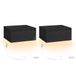 VASAGLE set de 2 tables de chevet suspendues, lampe avec 3 couleurs, tiroir | Étagère murale flottante, 35 x 40 x 18 cm, moderne, salon chambre, ébène noir, KAILYN Collection LET854B01