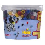 Hama Perlen 8570 Maxi Tub 600 Beads Mix 00