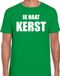 Bellatio Decorations Fout Kerst shirt / t-shirt - Ik haat Kerst - groen voor heren -Kerstkleding / Kerst outfit L