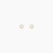 Eddie Boucles d'oreilles puces or jaune oxyde
