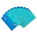 Oxford Touch College Pad Duo A4 geruit en gelinieerd, 80 vellen, blauw, pak van 10