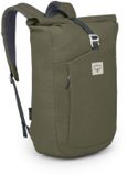 Osprey Arcane Roll Top Pack – Langlebiges Recyclinggewebe – 22 liter - Earl Grey/Sandy Grey Heather O/S